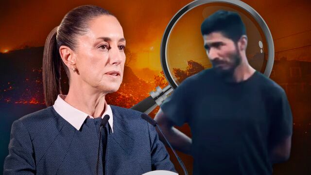 Claudia Sheinbaum pide investigar a mexicano detenido por incendio en Los Ángeles