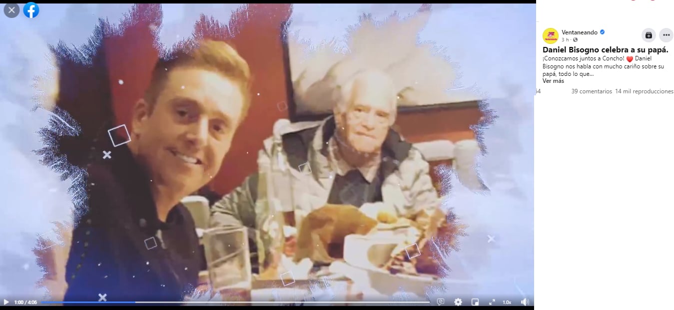 Daniel Bisogno habla sobre su papá.