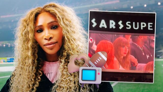 Serena Williams sale en defensa de Taylor Swift durante el Super Bowl 2025