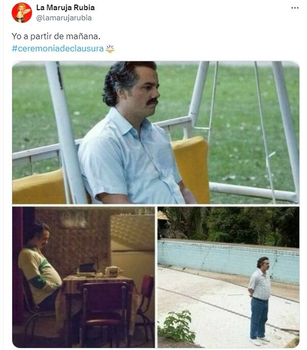 Memes de la ceremonia de clausura de París 2024