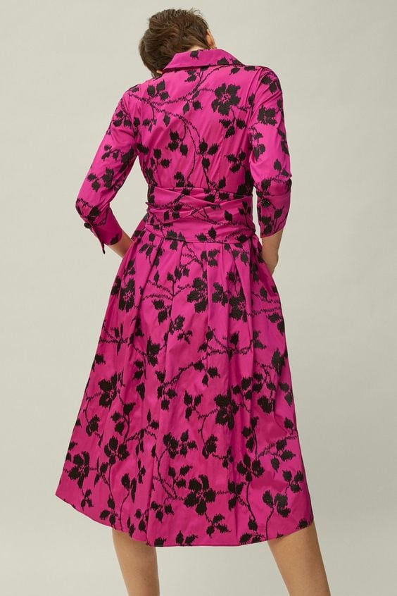 Vestido que Beatriz Gutiérrez Müller es diseño de Carolina Herrera.