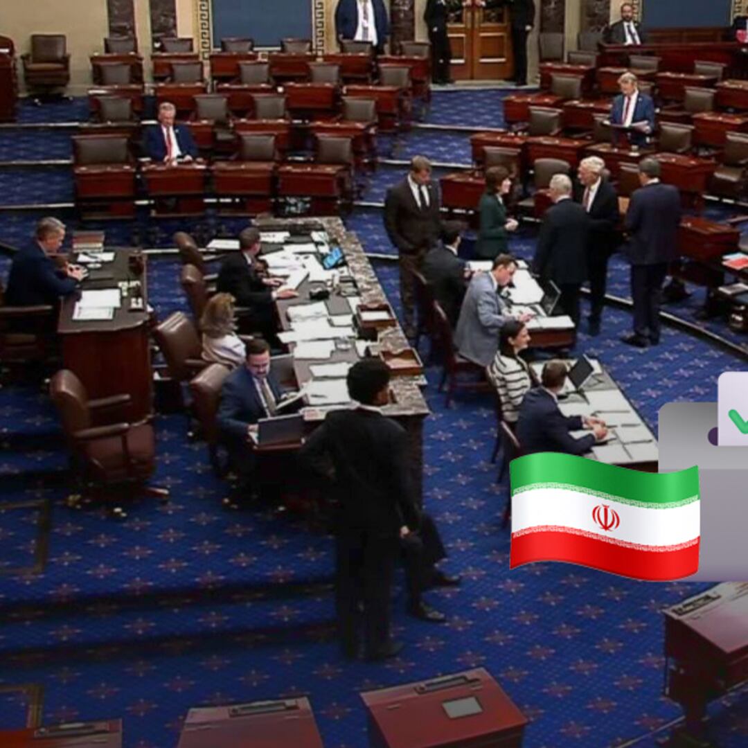 Histórico voto en el Senado de Estados Unidos para detener la guerra contra Irán