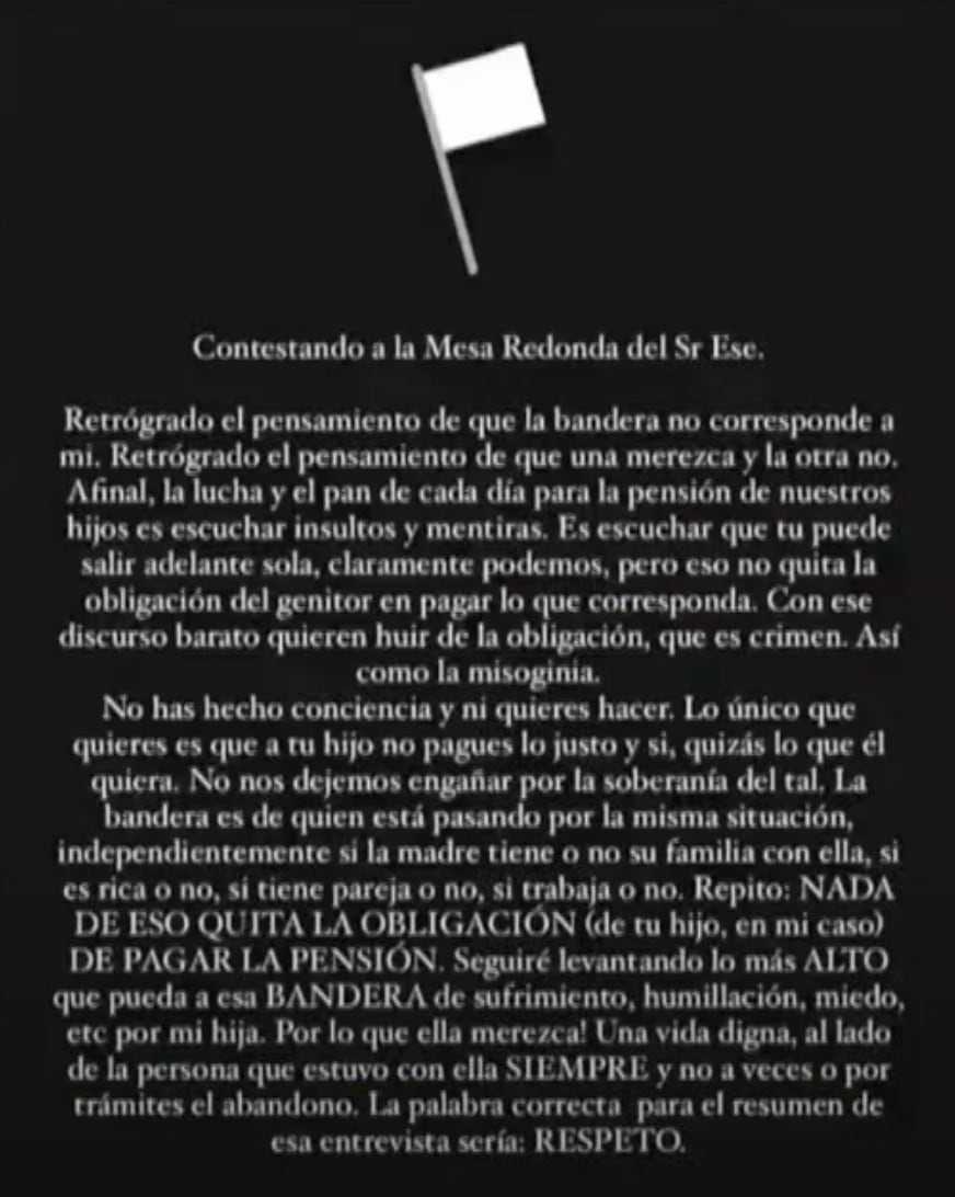 Natália Subtil responde a las acusaciones de Sergio Mayer