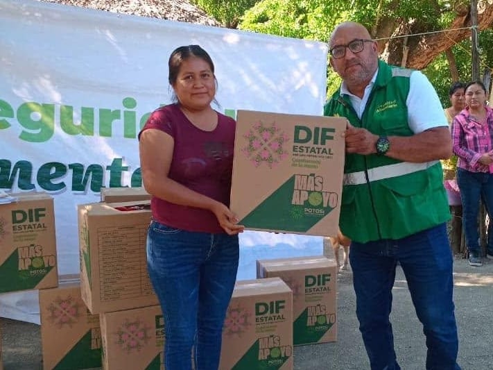 Ricardo Gallardo ampliará apoyos alimentarios en Tamauín.