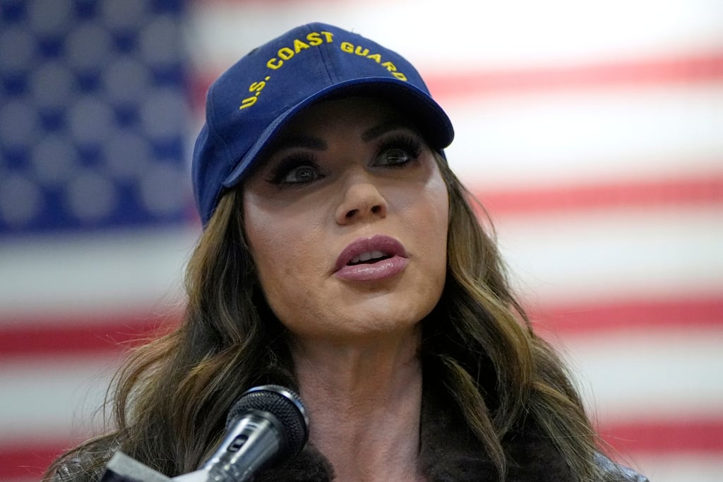 Kristi Noem, secretaria de Seguridad Nacional de Estados Unidos