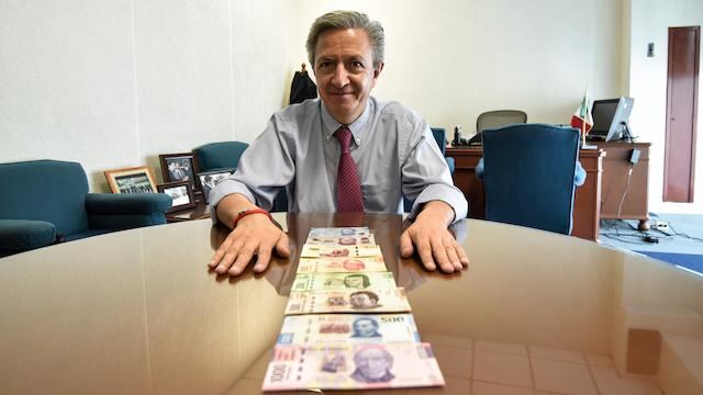 El director general de Emisión del Banxico, Alejandro Alegre Rabiela.