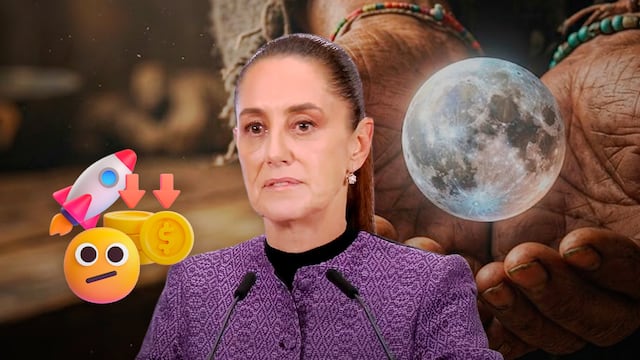 ¿Exploración lunar o pobreza? Sheinbaum cuestiona el uso de recursos