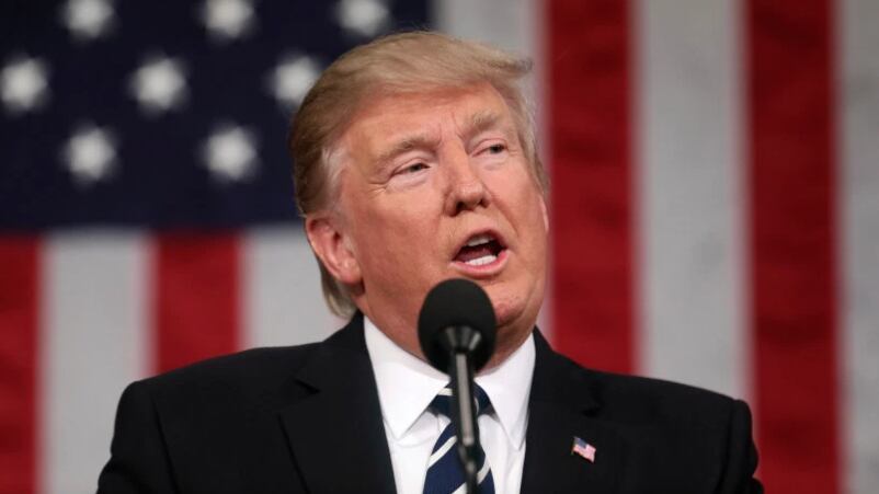 Donald Trump. Contento por aranceles a China.
