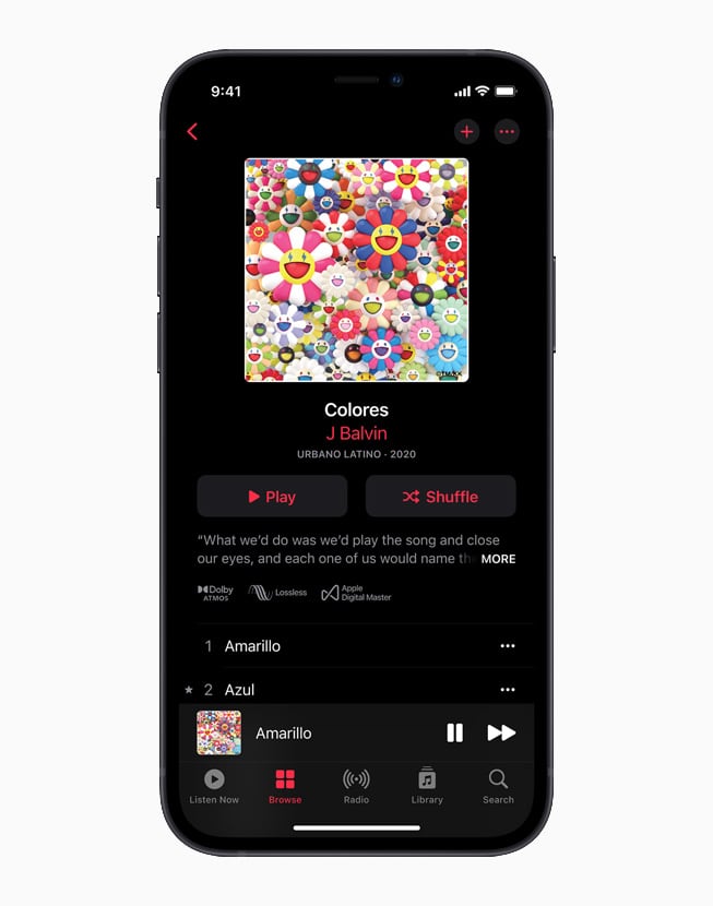 Apple Music actualizó su catálogo musical en modo Hi-Resolution Loseless