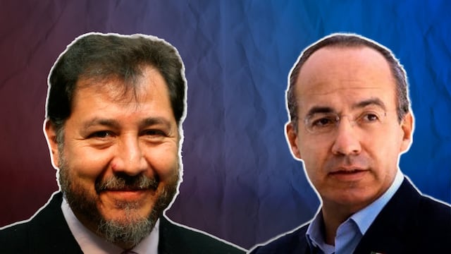Gerardo Fernández Noroña y Felipe Calderón