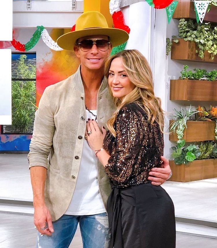 Erik Rubín y Andrea Legarreta.