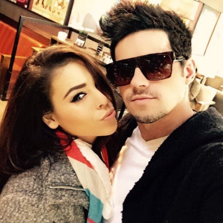 Danna Paola y Eleazar Gómez