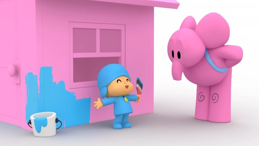 La casa de los colores de Pocoyó