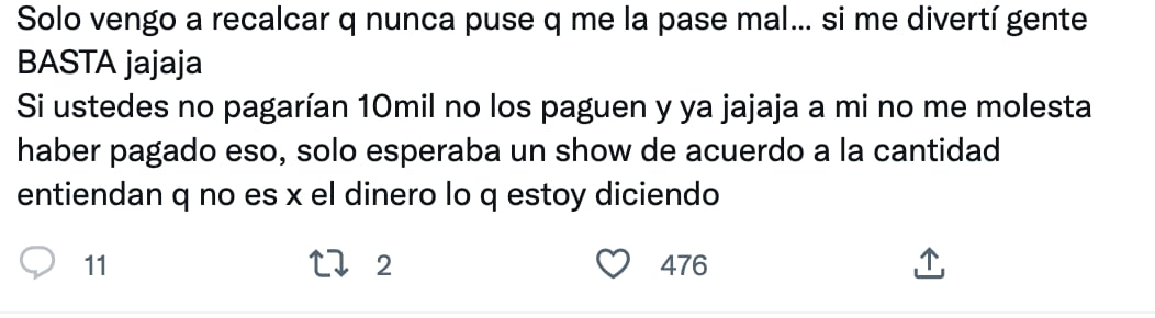 Fan de Bad Bunny asegura que su concierto no vale los 10 mil pesos que pagó