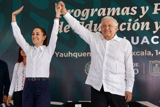 AMLO celebra que Claudia Sheinbaum contará con el apoyo de todo México