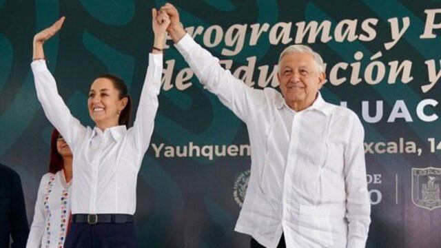 AMLO celebra que Claudia Sheinbaum contará con el apoyo de todo México
