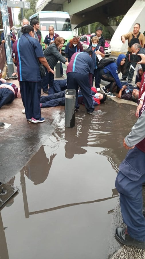 Atropellan a manifestantes en Avenida de Las Granjas y Azcapotzalco