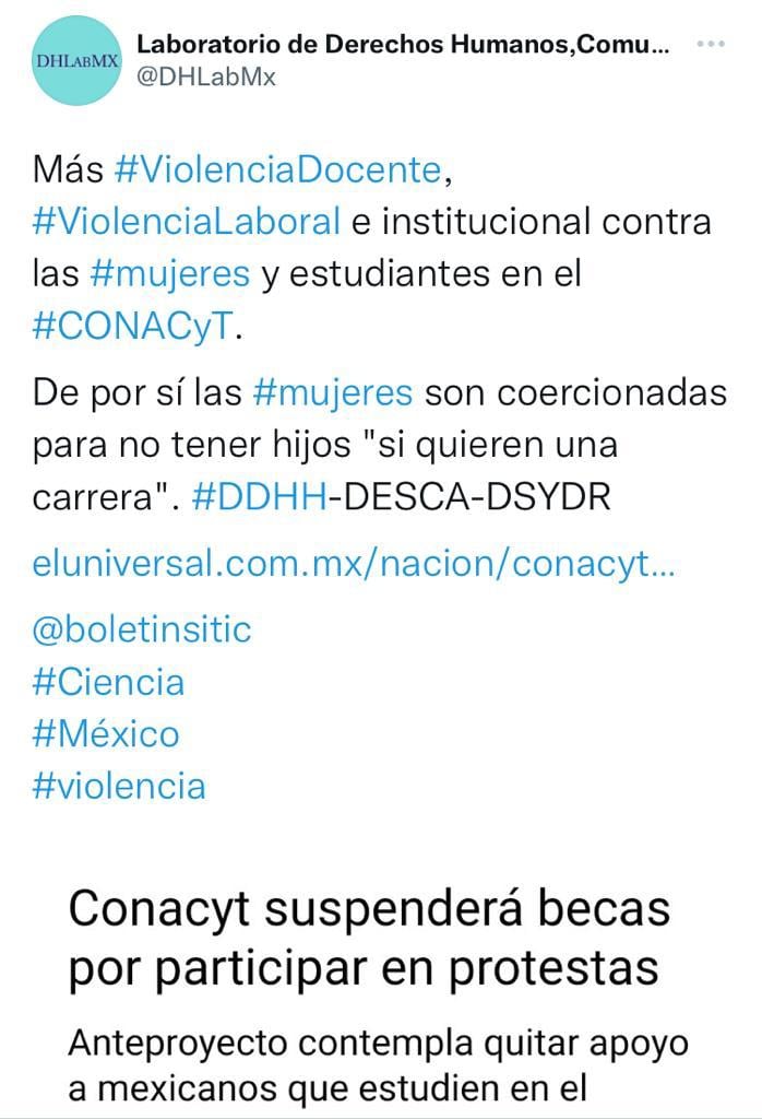 Sobre la violencia del Conacyt al condicionar becas