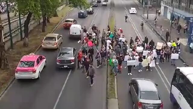 Bloqueo en Calzada de Tlalpan hoy