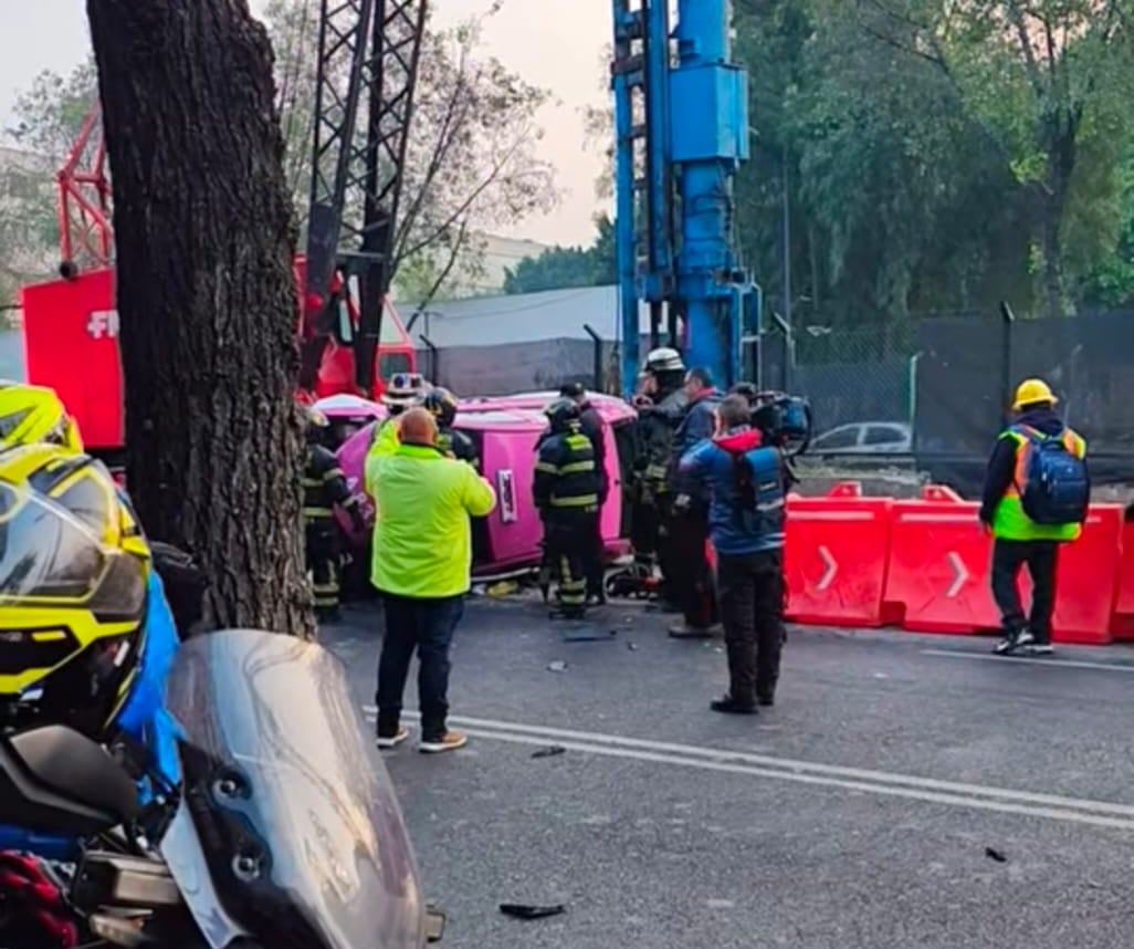 Taxista de CDMX muere en accidente en San Antonio Abad