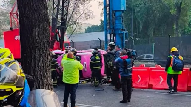 Taxista de CDMX muere en accidente en San Antonio Abad