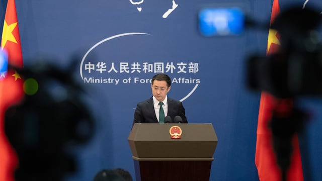 Lin Jian, portavoz de la Cancillería de China