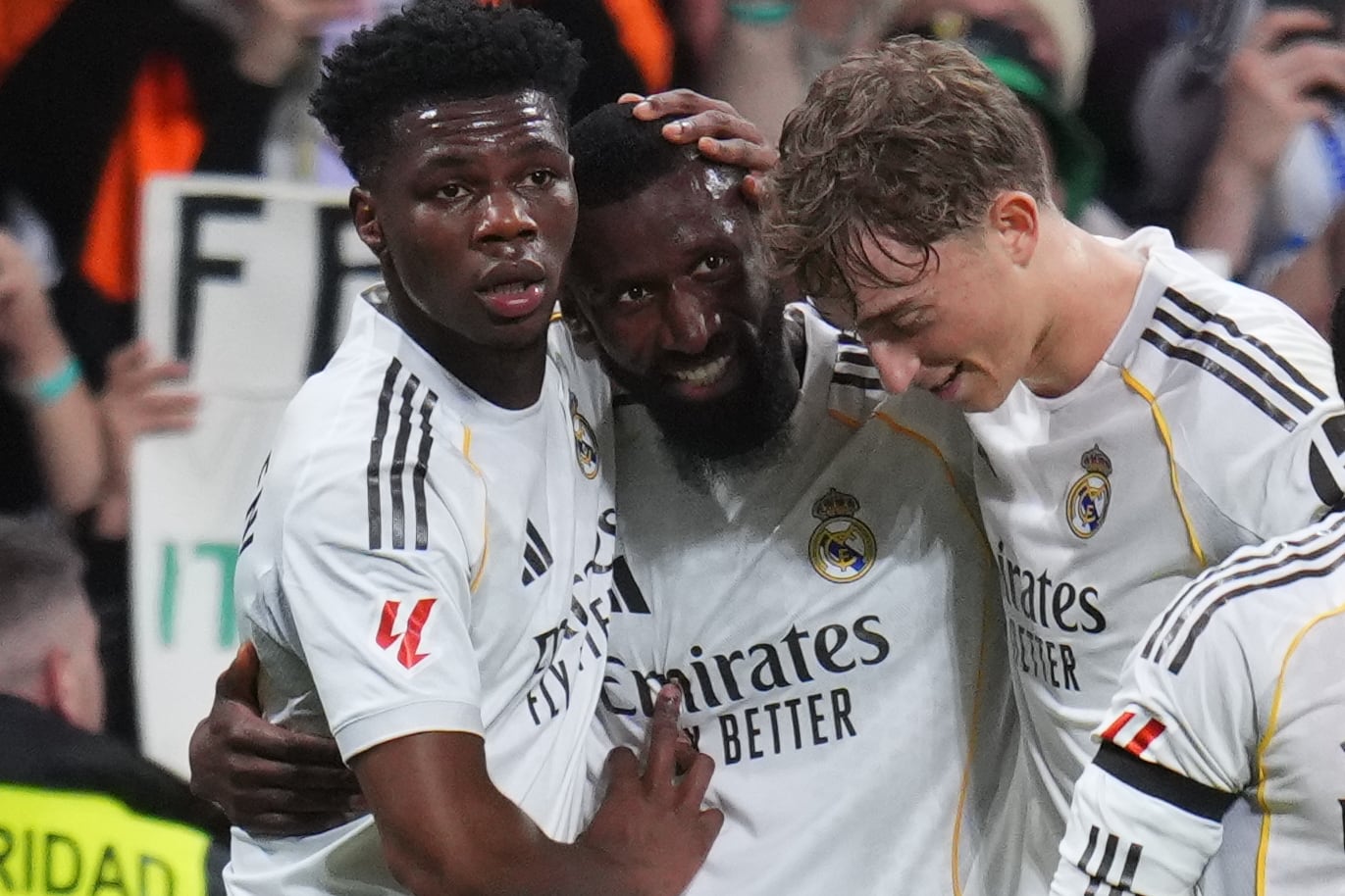 Festejo del Real Madrid en LaLiga