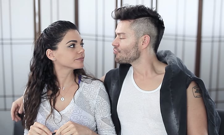 Said, el Caballero Urbano y Livia Brito.