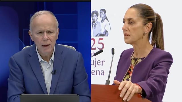 Ciro Gómez Leyva y Claudia Sheinbaum
