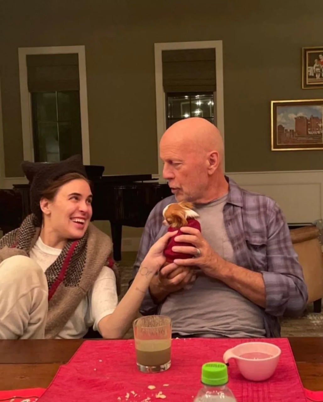 Bruce Willis celebra la Navidad junto a sus hijas y Demi Moore