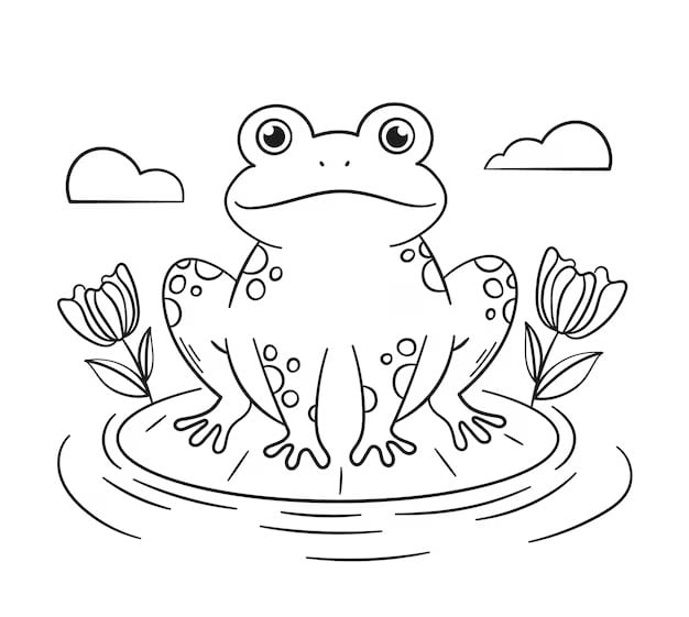 Peppa Pig: dibujos rana