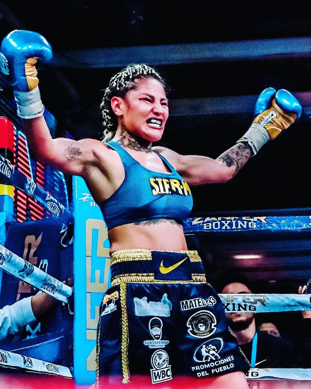 Mariana, 'La Barby', Juárez, boxeadora.