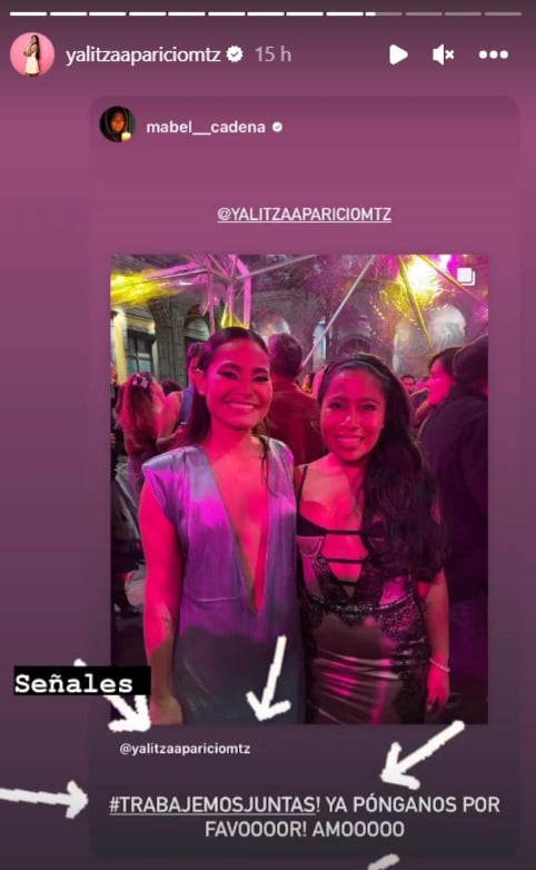 Yalitza Aparicio y Mabel Cadena
