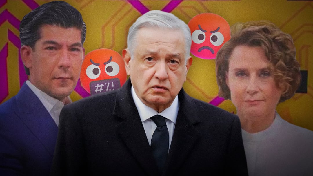 AMLO tunde a Denise Maerker y Manuel López San Martín por preguntas del debate presidencial contra su gobierno