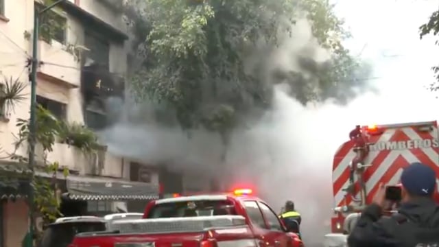 Incendio en colonia Juárez, CDMX, hoy 25 de diciembre