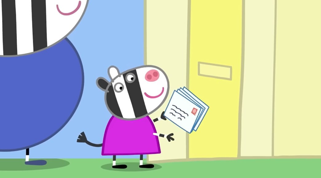Peppa Pig envía cartas