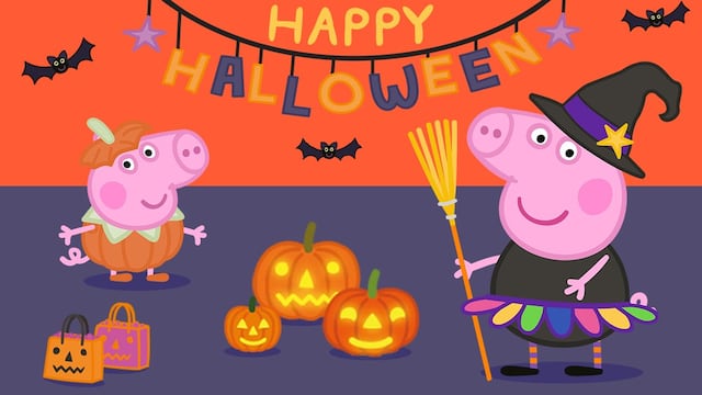 Dibujos Peppa Pig Halloween para colorear: 12 terroríficas plantillas para imprimir