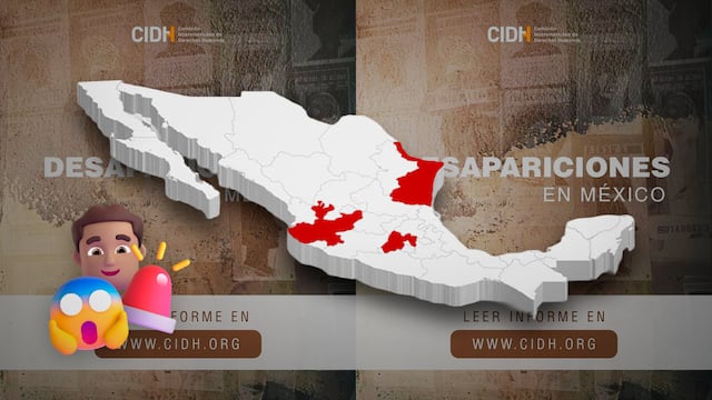 CIDH revela los estados con más desaparecidos en México; hombres son mayoría