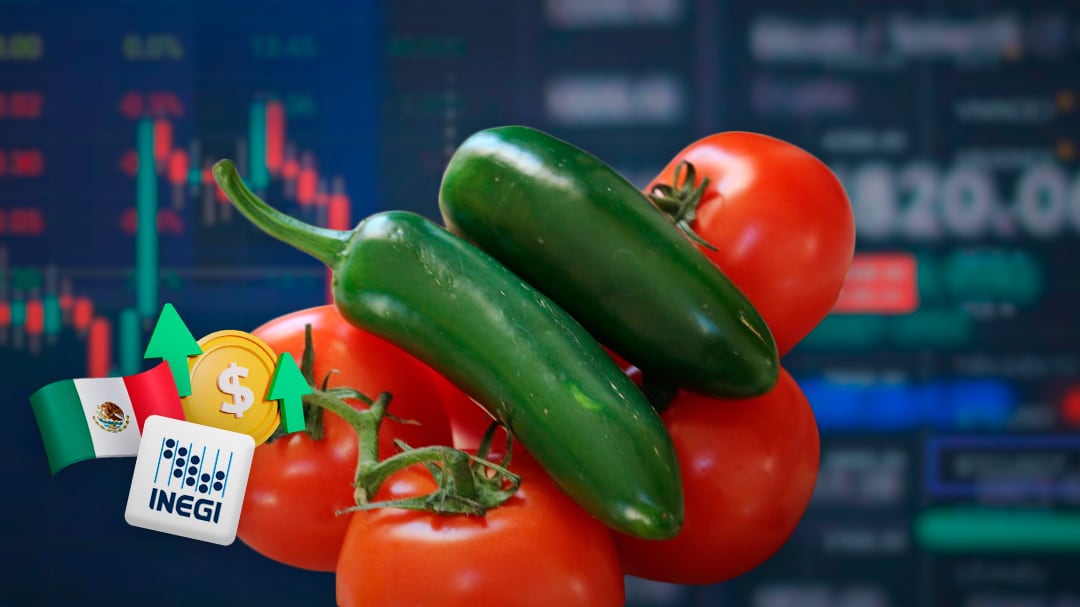 Inflación en México sube por jitomate y chile en abril: Inegi