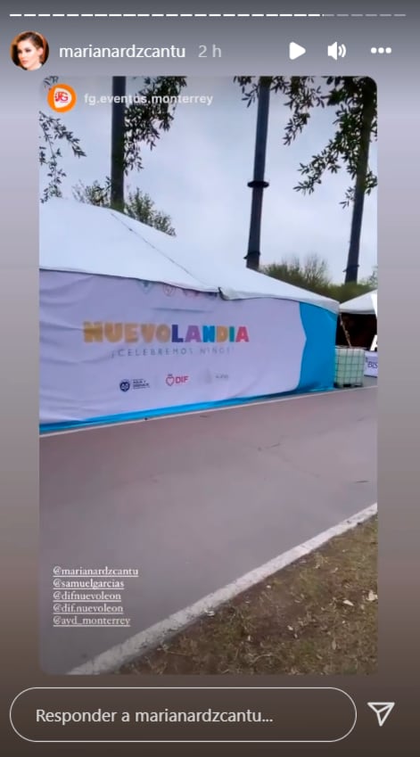 historia de Instagram de Mariana Rodríguez
