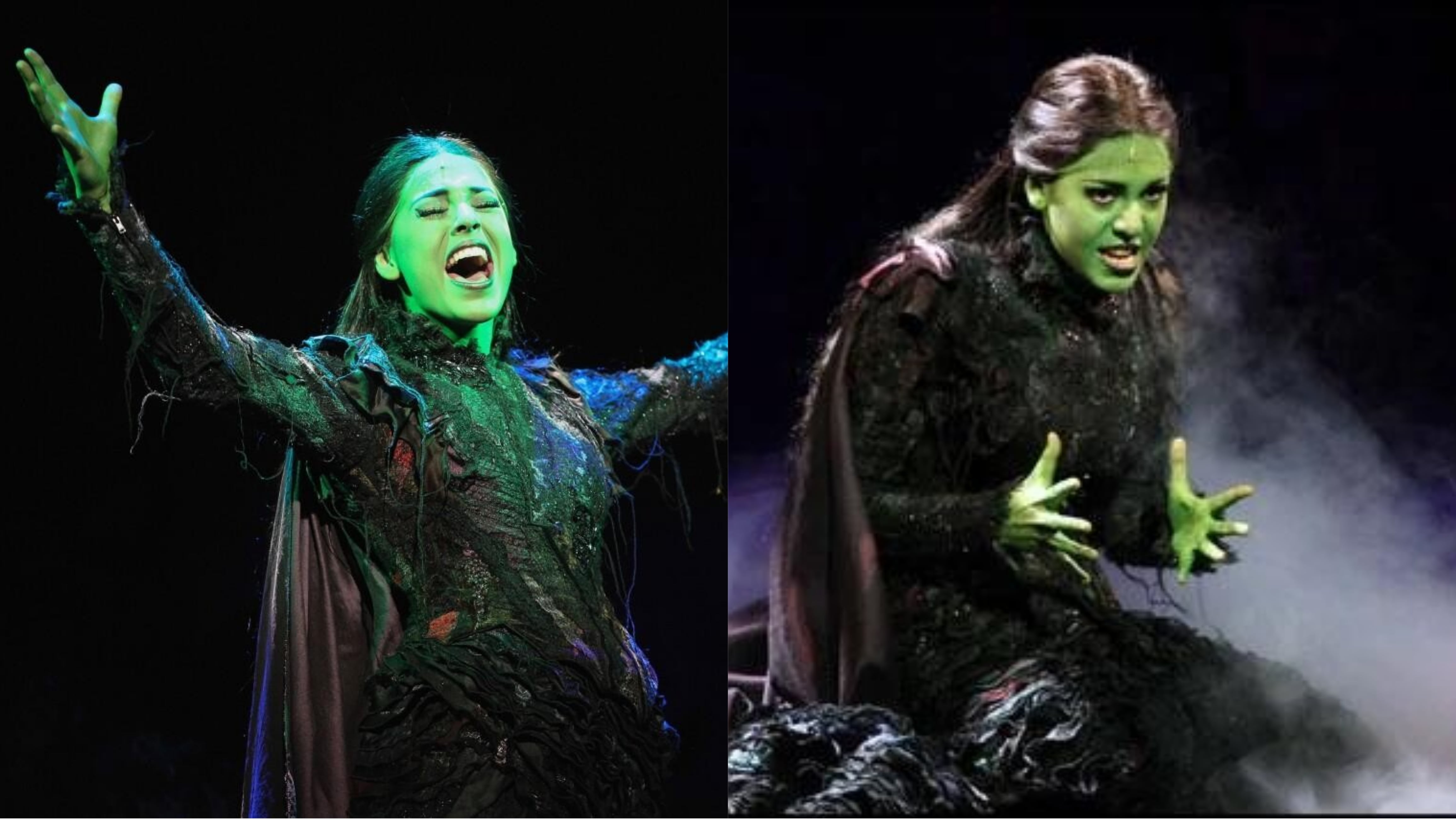 Danna Paola como Elphaba en Wicked