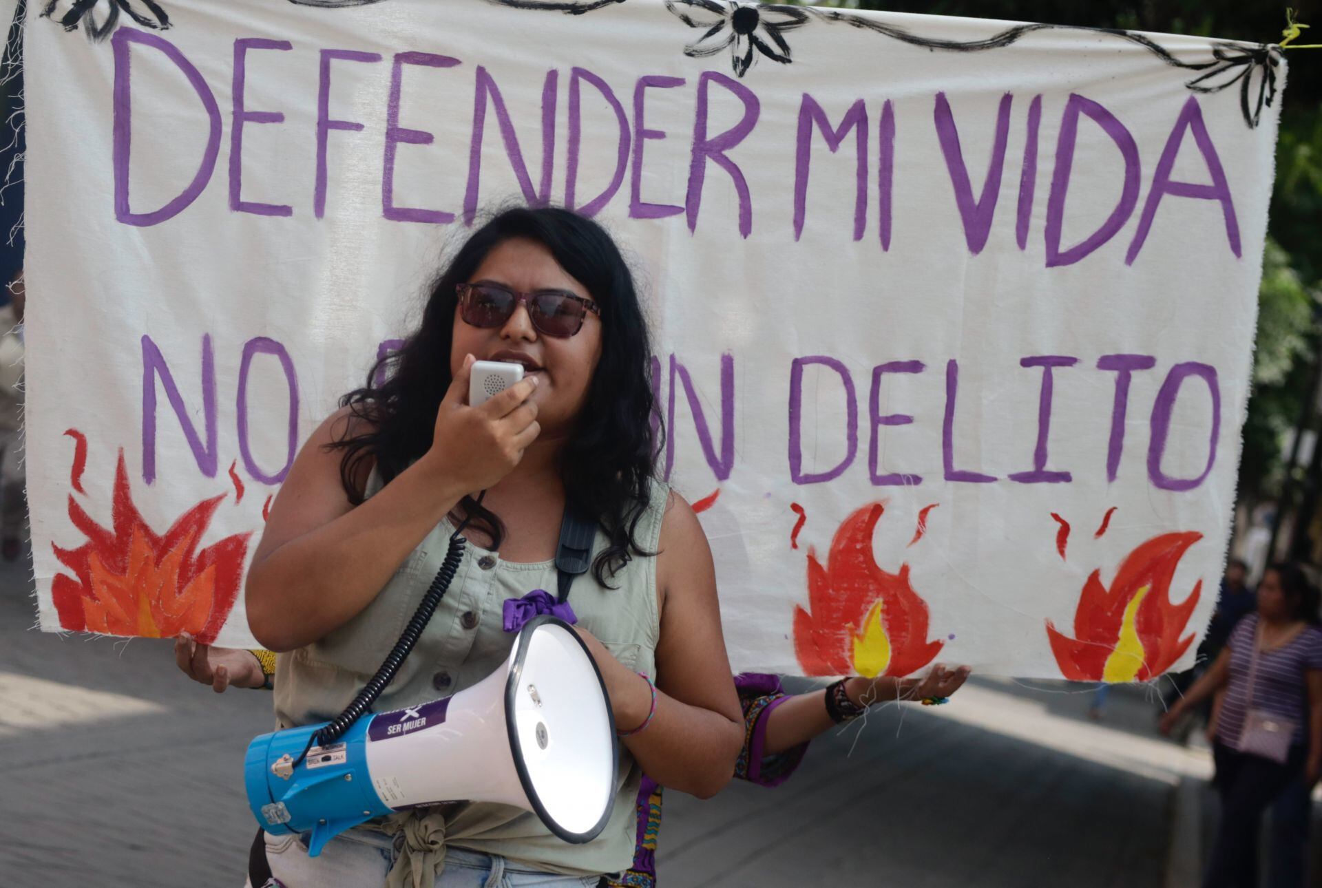 Protesta por feminicidio