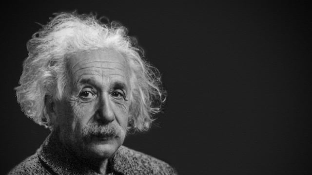 Albert Einstein.