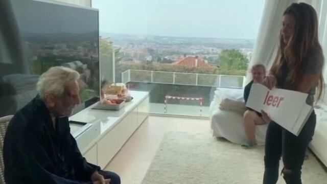 Shakira y su papá William Mebarak Chadid