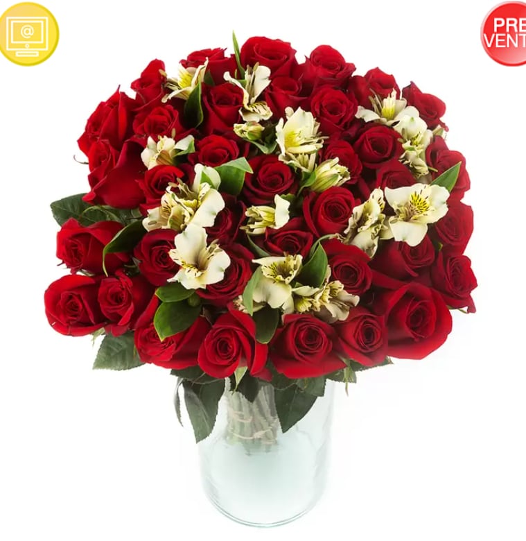 Ramos de rosas en Costco