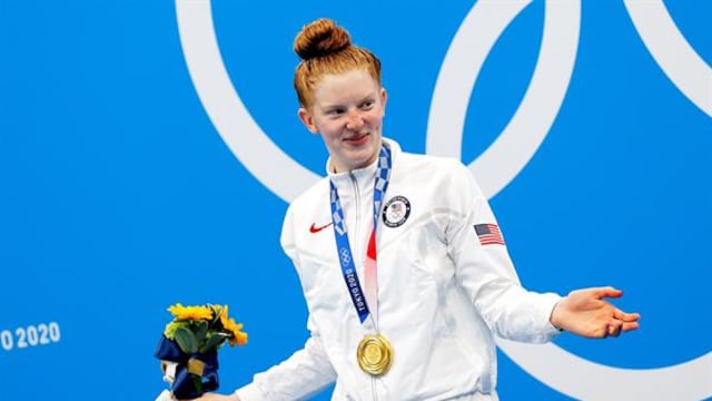 Lydia Jacoby, nadadora.