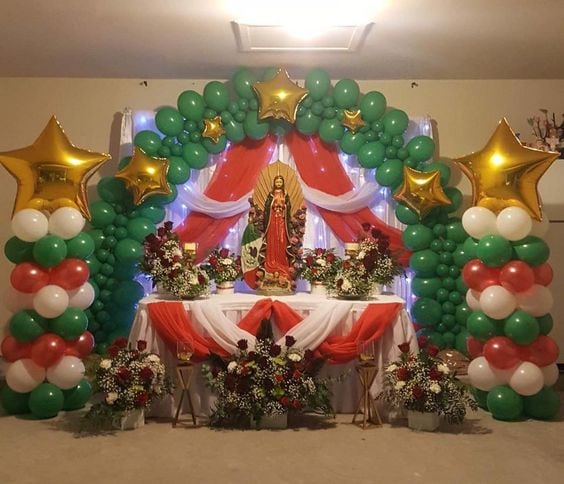 Altar a la Virgen de Guadalupe