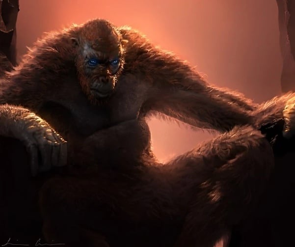 Skar King en Godzilla y Kong: El nuevo imperio