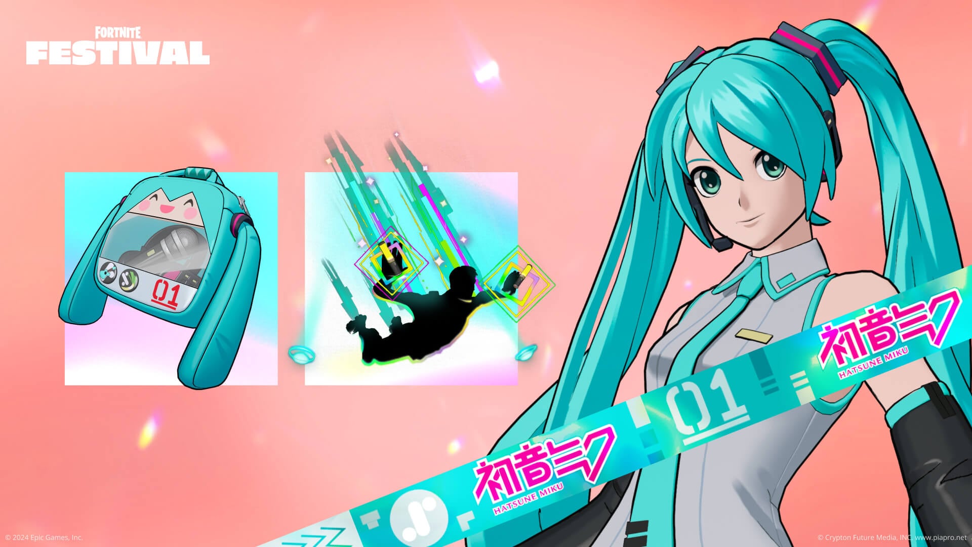 Hatsune Miku en Fornite 7