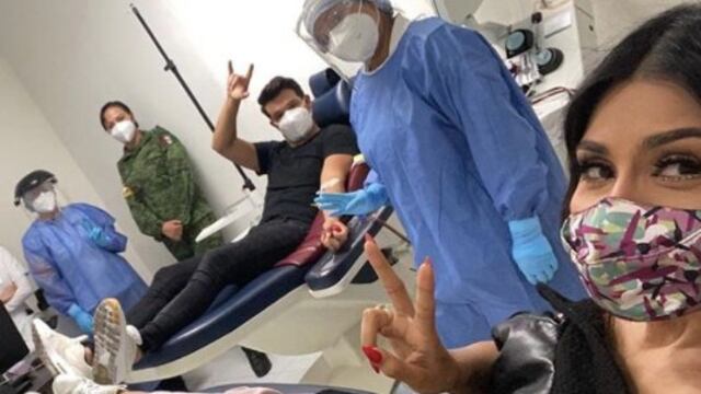 Brandon Peniche y Kristal Silva